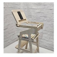 Зростаючий стілець трансформер з м'якою подушечкою Зростаючий стілець трансформер з м'якою подушечкою