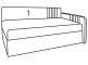 Диван Колібрі 1.7
